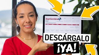 Calendario Septiembre 2023  Ejercicios para adultos mayores  Mariana Quevedo CalendarioFisio [upl. by Asusej542]