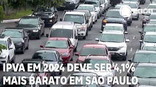 IPVA em 2024 deve ser 41 mais barato em São Paulo [upl. by Emmery73]