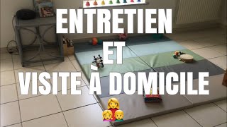 L’entretien et la visite à domicile pour devenir assistante maternelle [upl. by Gaskins]