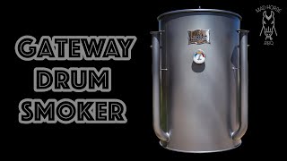 Gateway Drum Smoker  Unboxing amp Assembly [upl. by Hayouqes]