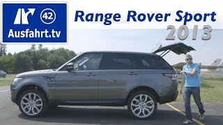 2013 Range Rover Sport SDV6  Fahrbericht der Probefahrt  Test  Review [upl. by Anirda]