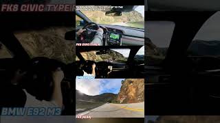 Civic Type R FK8 tries to catch up to the brand new GR Corolla Uphill Touge [upl. by Irafat]