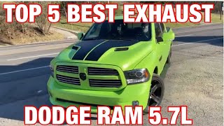 Top 5 Best Exhaust Set Ups for Dodge Ram 57L HEMI [upl. by Erhart]