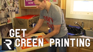 DIY Print Shop Screen Printing Kit and DIY Screen Print DVD [upl. by Prochoras]