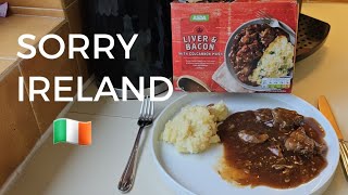 LIVER amp BACON with COLCANNON MASH ASDA Food Review [upl. by Ohcirej795]