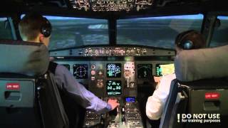 Flying Airbus A320 full cockpit video part 3  Baltic Aviation Academy [upl. by Ambrosia]