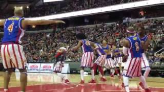 Hilarious Kid at Harlem Globetrotters Game [upl. by Harias]