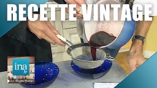 Recette  le vin chaud à la cannelle  Archive INA [upl. by Anaugal]