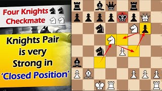 Knights pair is very strong in closed position  Zaitsev vs Storozhenko 1970 [upl. by Messing]