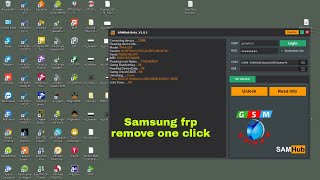 SAMHub Tool Samsung FRP Remove one click [upl. by Aivun]