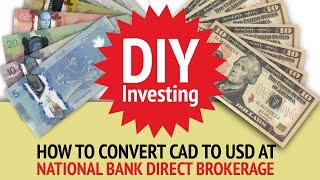 Norberts Gambit at National Bank Direct Brokerage DIY Investing with Justin Bender [upl. by Yevad]