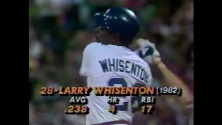 Larry The Wiz Whisentons Last Career At Bat NLCS 82 Game 3 [upl. by Olaznog535]