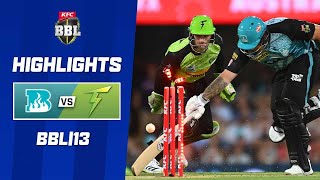 Brisbane Heat v Sydney Thunder  BBL13 [upl. by Kere]