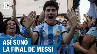 Celebraciones de Argentina así suena el Mundial de Messi  Qatar 2022 [upl. by Jaclin]