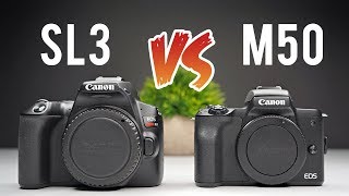 Canon SL3 250d vs M50 Ultimate Comparison [upl. by Romalda]