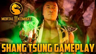 Mortal Kombat 11  Gameplay exclusiva do Shang Tsung mostrando tudo possível do novo DLC [upl. by Geldens]