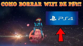 COMO BORRAR O ELIMINAR UN WIFI DE PS4  Bleyter [upl. by Buke]