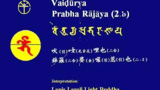 Learning of Chanting Medicine Buddha Mantra in Sanskrit 〔Fangshan Stone Canon〕 [upl. by Hellah]