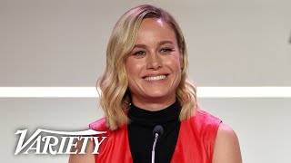 Brie Larson  Full Power of Women Speech [upl. by Assirrak]