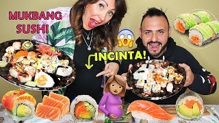 MUKBANG SUSHI INCINTA  VOGLIE IN GRAVIDANZA  Quanto spendiamo al mese Litigi gelosia e EX [upl. by Hauge123]