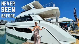 Multihull of the year Winner 2024 ILIAD 53F Power Catamaran Yacht Tour [upl. by Nirehtac]