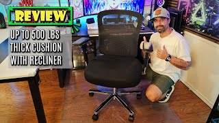 DUMOS Ergonomic Office Chair Review – 500lbs Heavy Duty Comfort [upl. by Lekar438]