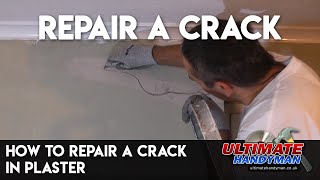 How to repair a crack in plaster [upl. by Suhpesoj]