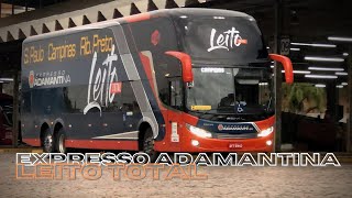 Expresso Adamantina Leito Total 421802 I Comil Campione Invictus DD I Volvo B420R [upl. by Akcirehs]