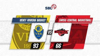 Vevey Riviera Basket vs Swiss Central Basketball  Game Highlights [upl. by Aneehta]