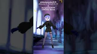 ・shibutyazuke氏作【無料！】かわいい！ゴシックスーツ・dangermv氏作VROID Beret vroid shibutyazuke dangermv [upl. by Gennie]