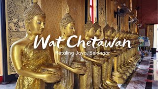 Wat Chetawan A Beautiful ThaiBuddhist Temple in Petaling Jaya Selangor [upl. by Adnofal533]