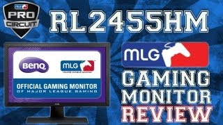 BENQ RL2455HM  MLG Gaming Monitor Review [upl. by Onirotciv654]