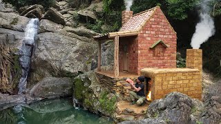 How I Built a Bushcraft Brick Kiln to Build a Dream House for Survival in the Wild Catch and Cook [upl. by Novel]