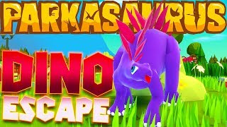 Parkasaurus  Dinosaur Escapes  Adult Dinos amp A Tundra Biome  Parkasaurus Gameplay [upl. by Maguire599]