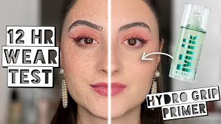 MILK HYDRO GRIP PRIMER 12 HR HALF FACE WEAR TEST  Review amp Application [upl. by Tuesday199]