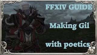 FFXIV Guide  Making money with poetics tomestones [upl. by Stuppy316]