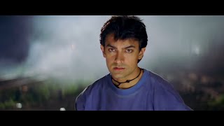 Aamir Khan Train Racing Scene  Ghulam Movie  अगर तेरे चार्ली के खंभे का खंभा निकाल दिया तो [upl. by Livvy]