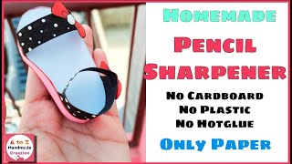 DIY sharpener decoration ideashow to make cute pencil sharpener box school supplies shorts [upl. by Belayneh]