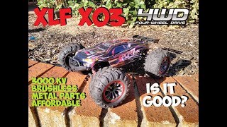 XLF X03 BRUSHLESS TRUGGY REVIEW [upl. by Nhguavad]