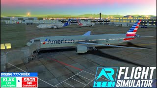 RFS  Real Flight Simulator  Los Angeles to São Paulo  B777300  FULL FLIGHT [upl. by Marketa581]