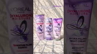 LOreal Paris Hyaluronic Acid Range 💟  notsponsored hair [upl. by Silenay411]