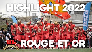 Rouge et Or Football Highlight 2022 [upl. by Bala]