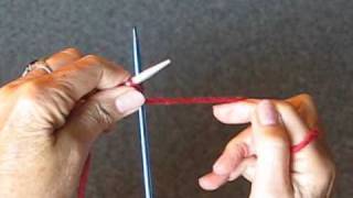 HOW TO KNIT CASTING ON VIDEO [upl. by Connors]