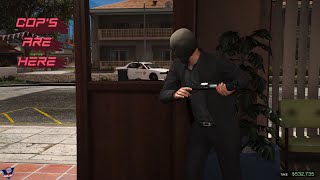 GTA  V GRAND THEFT AUTO 83 COPS ARE HERE [upl. by Lorou965]