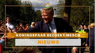 Koningspaar bezoekt Mesch [upl. by Omrelliug]