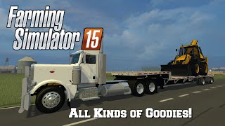 FARMING SIMULATOR 2015  GRIMME MAXTRON 620  CASE PUMA 160 TRACTOR [upl. by Idnal58]