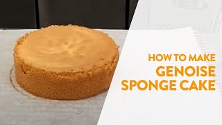 How to make Genoise Sponge Cake [upl. by Nisaj44]