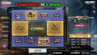 Buying Killer bee draw in codm  Killer bee double legendary draw  RPD Yellow Jacket  HBRa3 Swarm [upl. by Lechner]