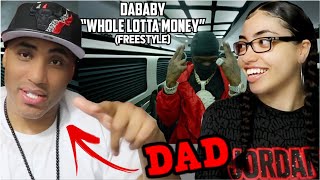 MY DAD REACTS TO DaBaby  Whole Lotta Money FREESTYLE Official Video [upl. by Cora]