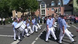 Schützenfest 14 Juli 2024 In NeussReuschenberg Teil 01 der großen Königsparade [upl. by Chip]